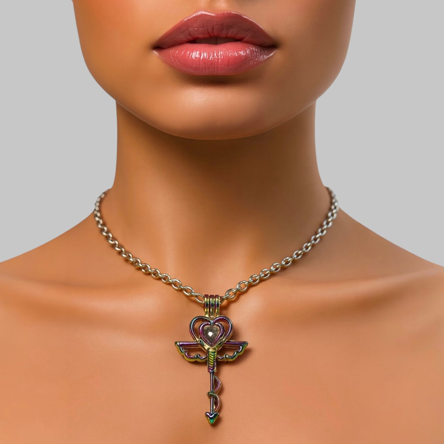 ANGELIC WING PRISM LOCKET