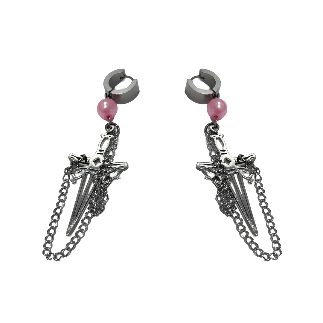 SLAYED CHAIN EARRINGS