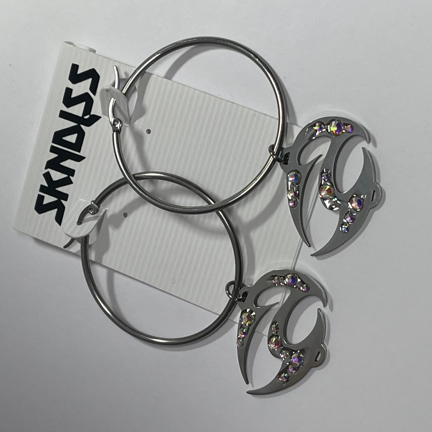 ABUNDANCE RHINESTONE HOOPS