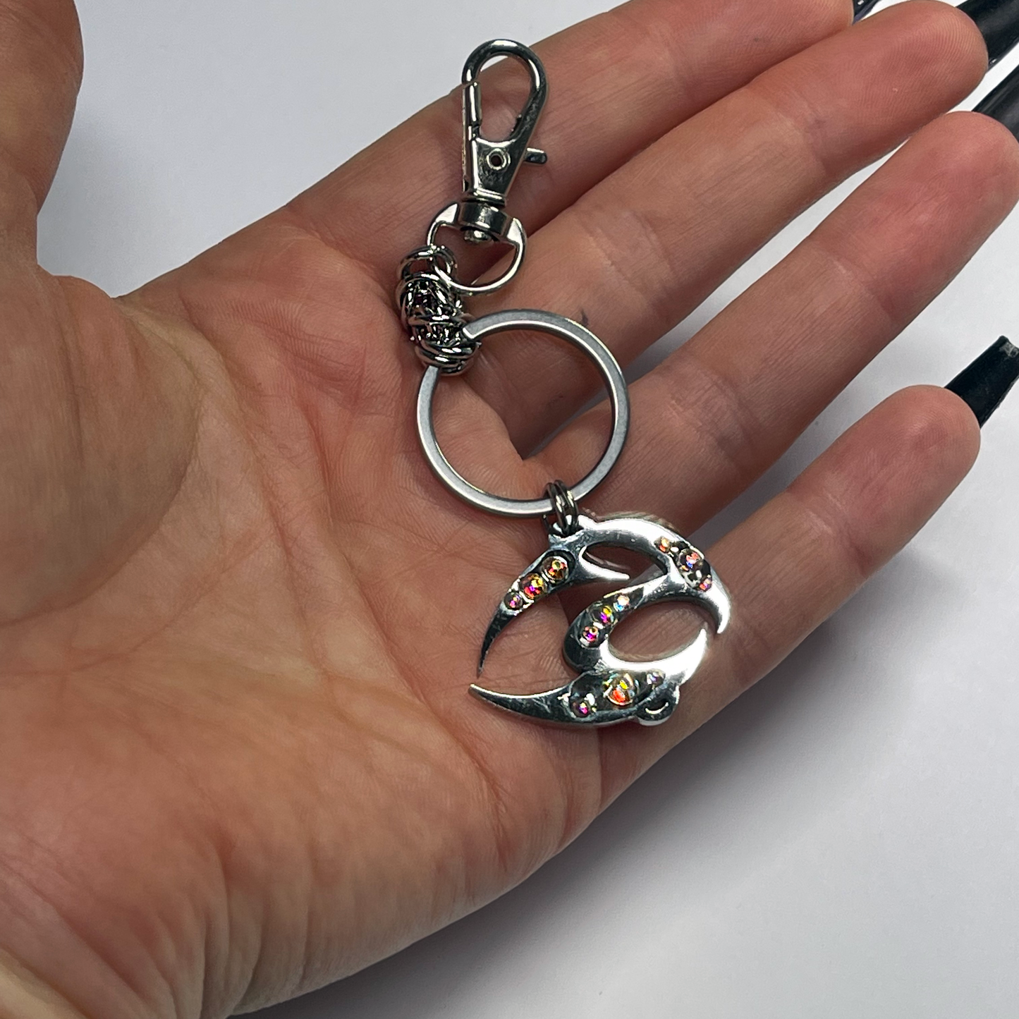 ABUNDANCE RHINESTONED KEYRING