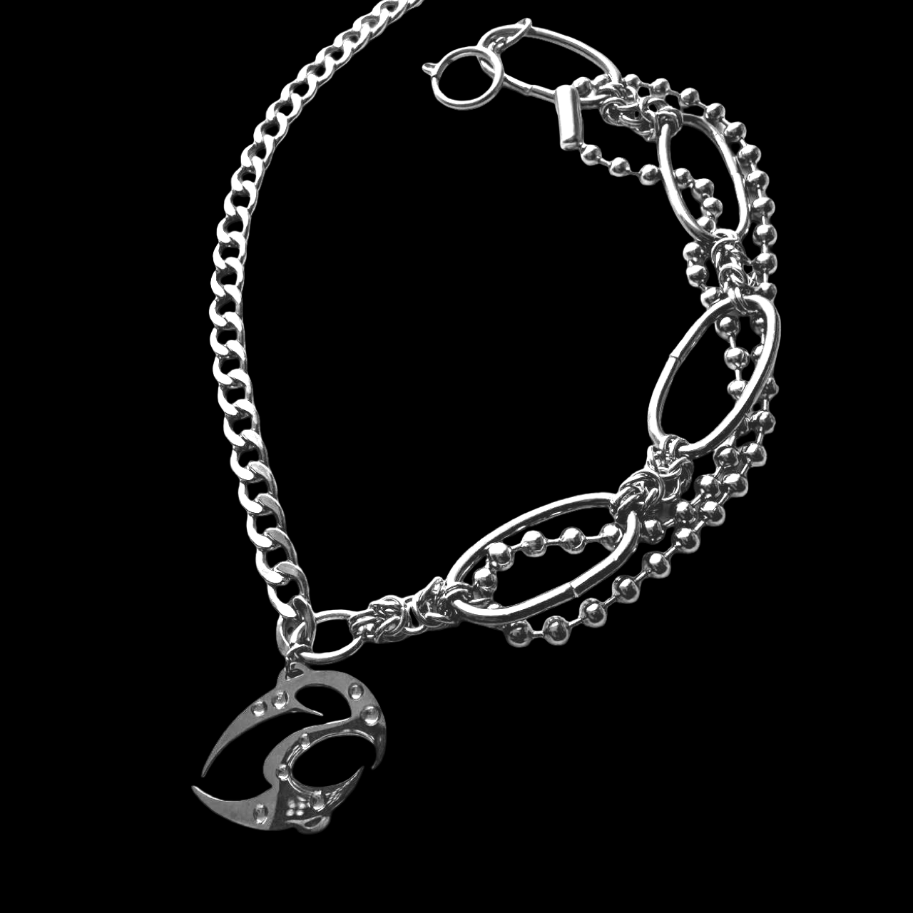 INDUSTRIAL CLAW NECKLACE