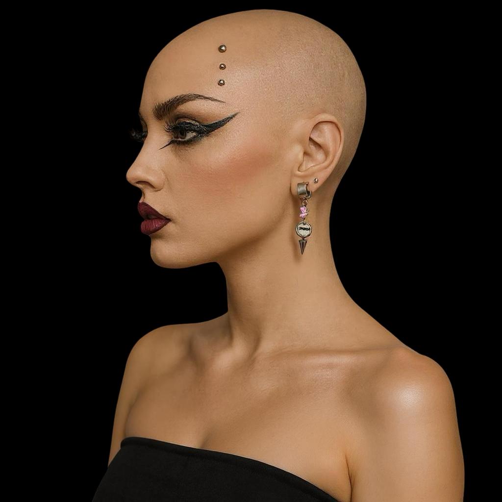 Cyber Cherub Earrings