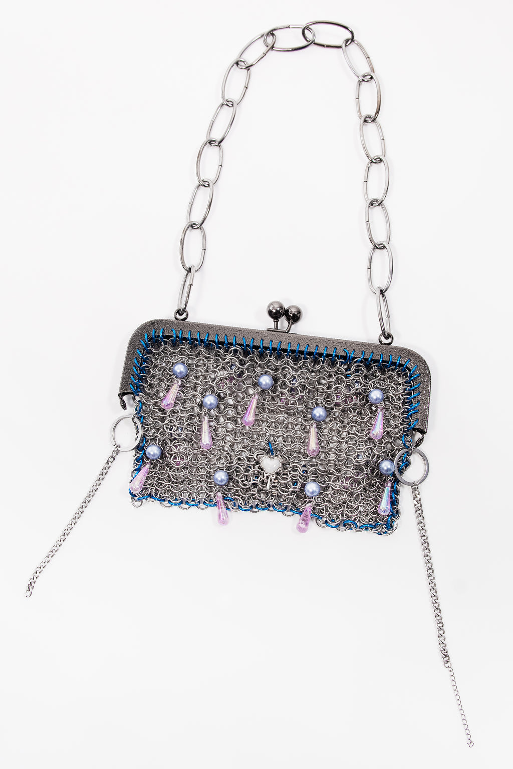 Oil Spill Hearts Clutch