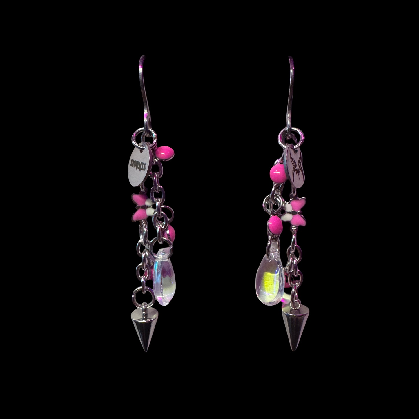 Butterfly Cherub Earrings