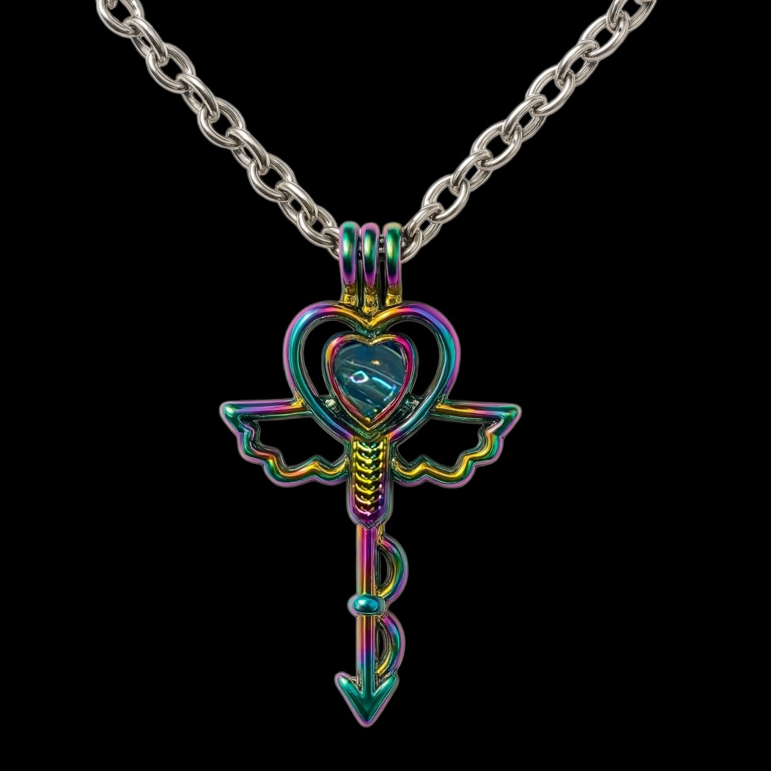 ANGELIC WING PRISM LOCKET