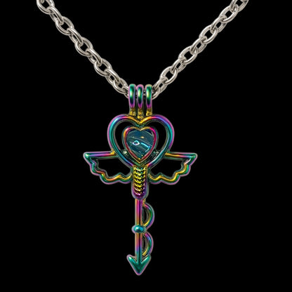 ANGELIC WING PRISM LOCKET