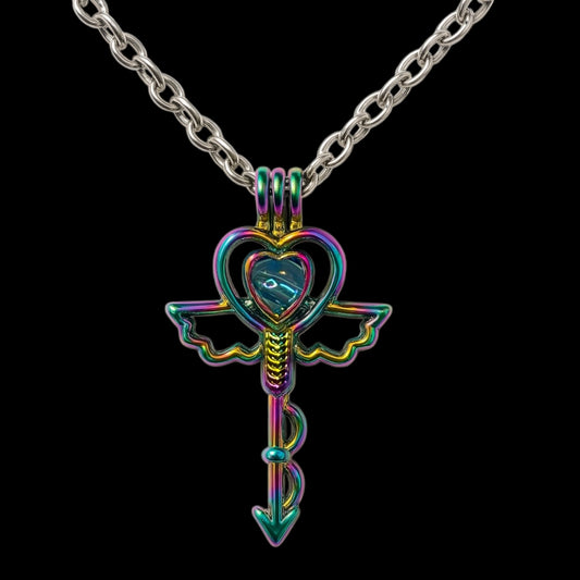 ANGELIC WING PRISM LOCKET