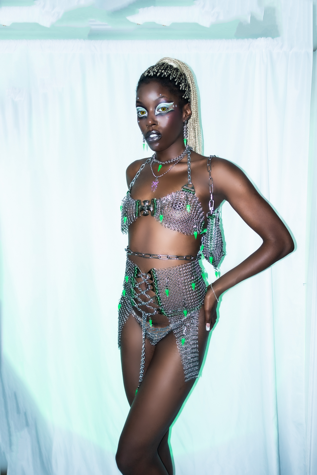 xenomorph blood earrings