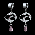 PINK VOID DROPLET EARRINGS