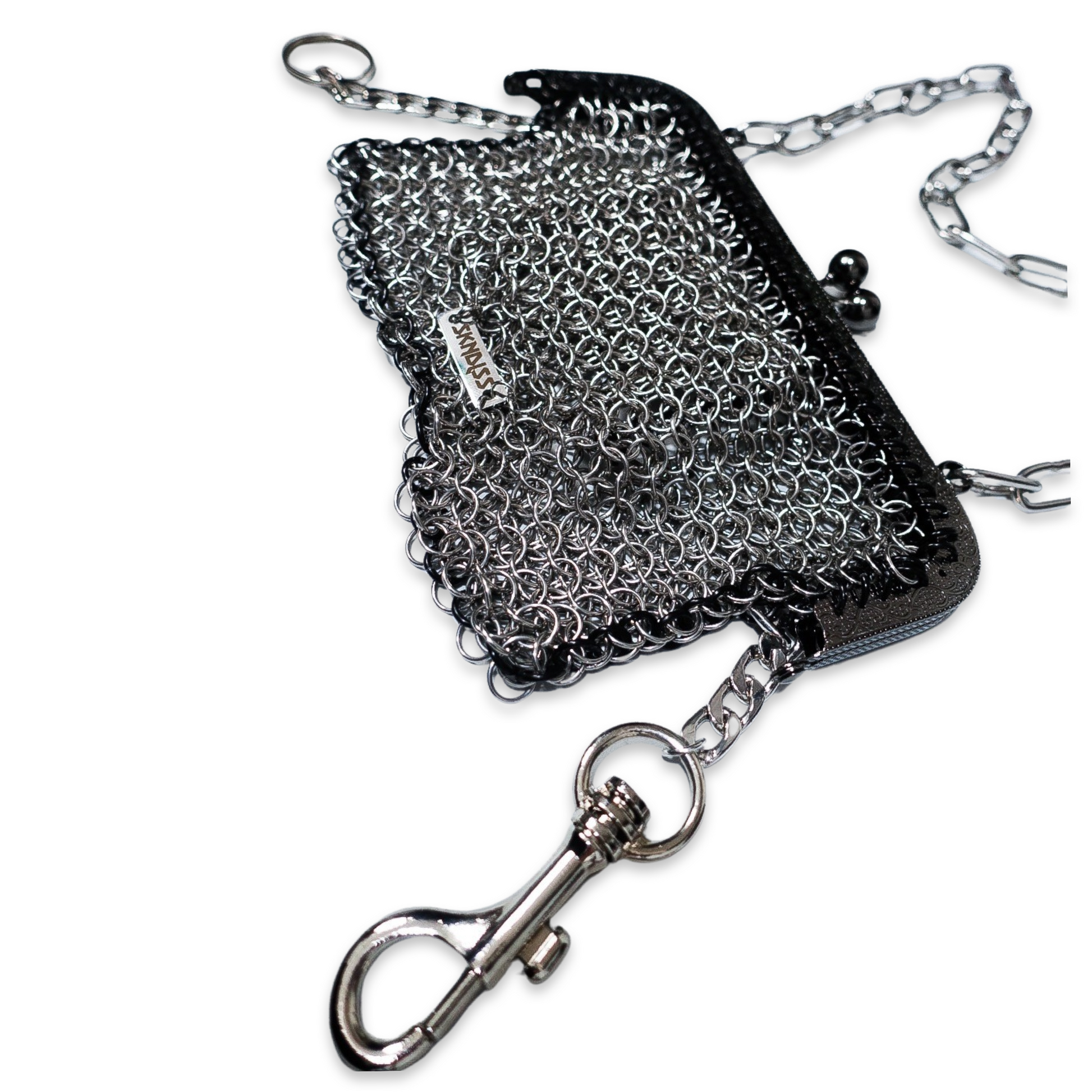 SKNDLSS chainmaille purse 