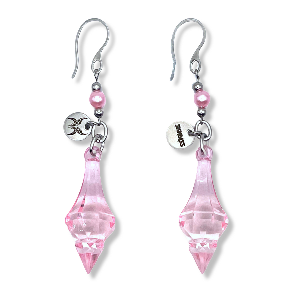 PINK JEWEL EARRINGS