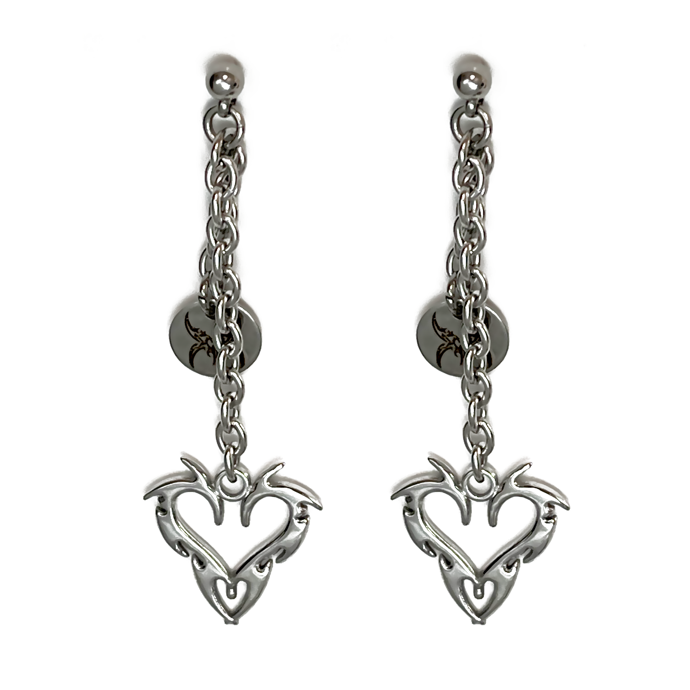 THORNED HEART EARRiNGS