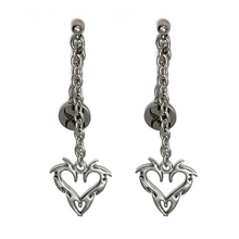 Load image into Gallery viewer, THORNED HEART EARRiNGS
