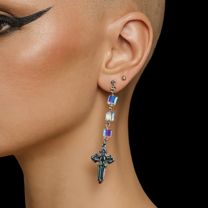 Acid Cross Earrings 2.0