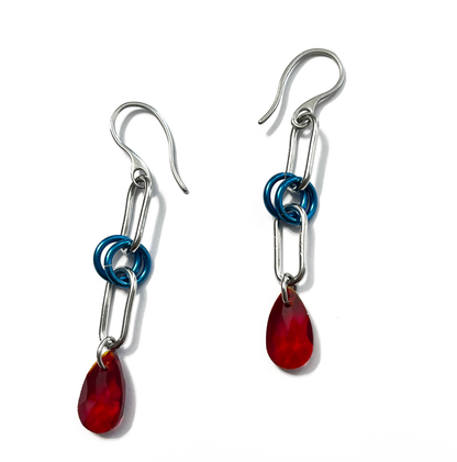 VEIN TEAR EARRINGS