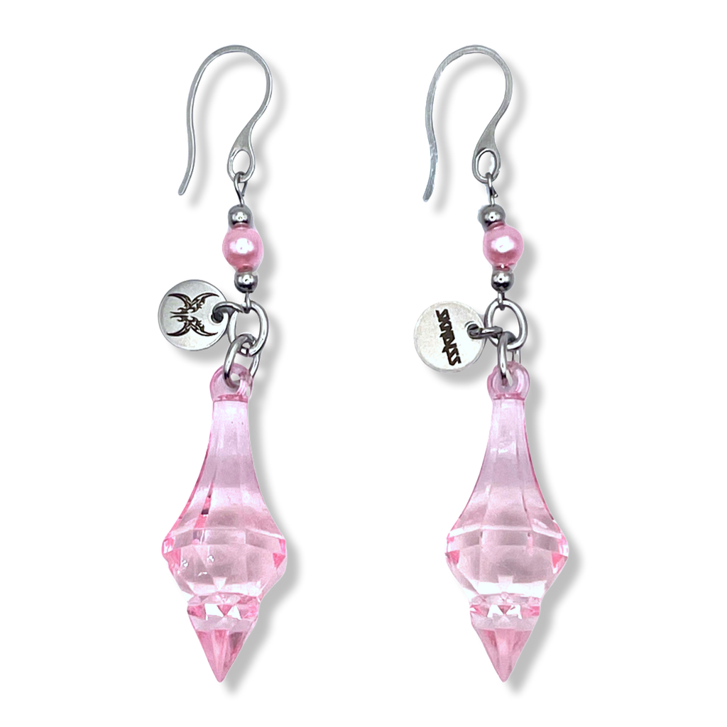 PINK JEWEL EARRINGS