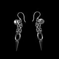 NESTED SPIKE EARRINGS 