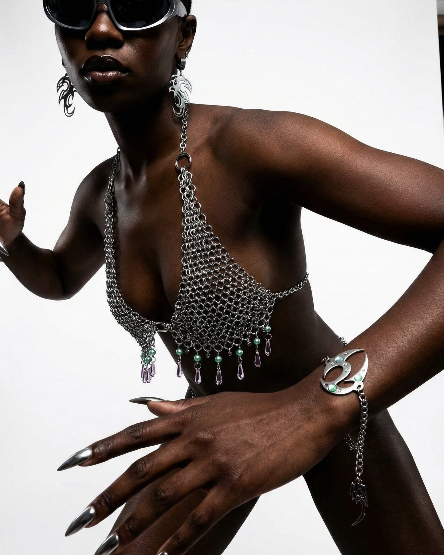 Crystal Claw Bracelet