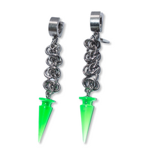 Load image into Gallery viewer, xenomorph blood earrings
