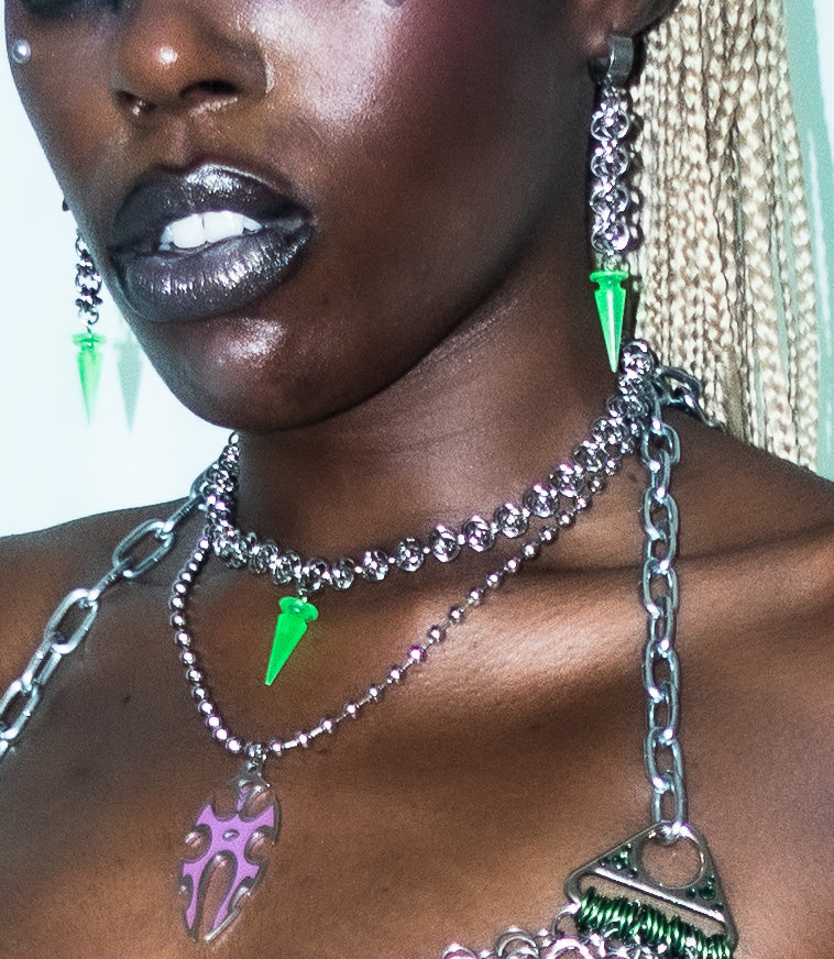 xenomorph blood earrings