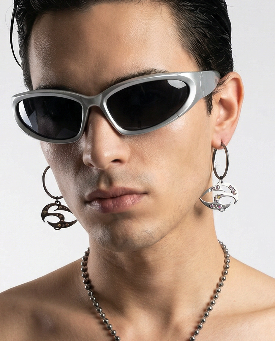 ABUNDANCE RHINESTONE HOOPS