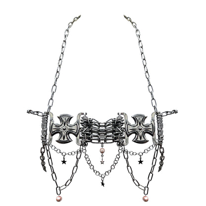 SKNDLSS CHAIN CROSS HARDWARE BRa