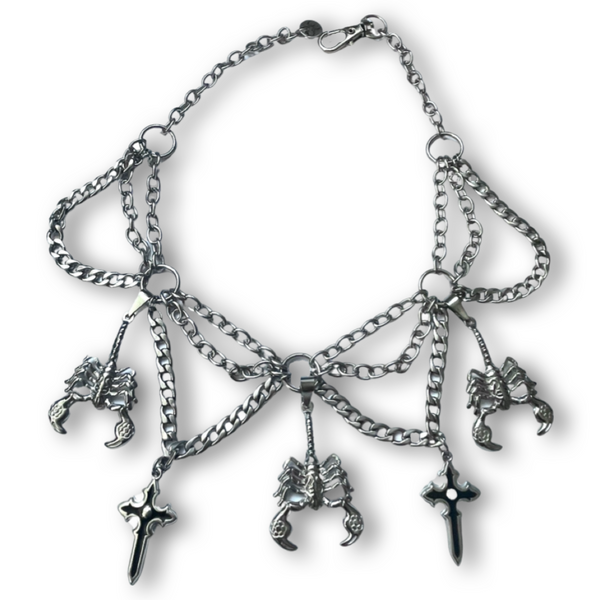 SCORPION CROSS CHOKER