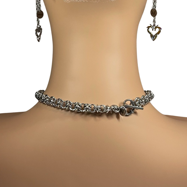 RHINESTONE ROPE COLLAR