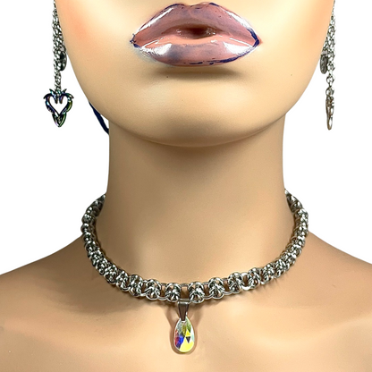 RHINESTONE ROPE COLLAR