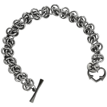 Load image into Gallery viewer, SKNDLSS chainmaille stainless steel bracelet
