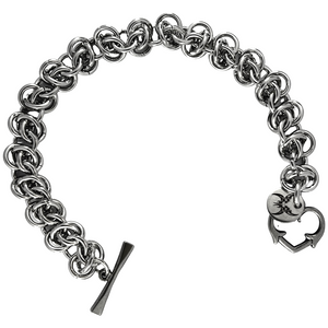 SKNDLSS chainmaille stainless steel bracelet