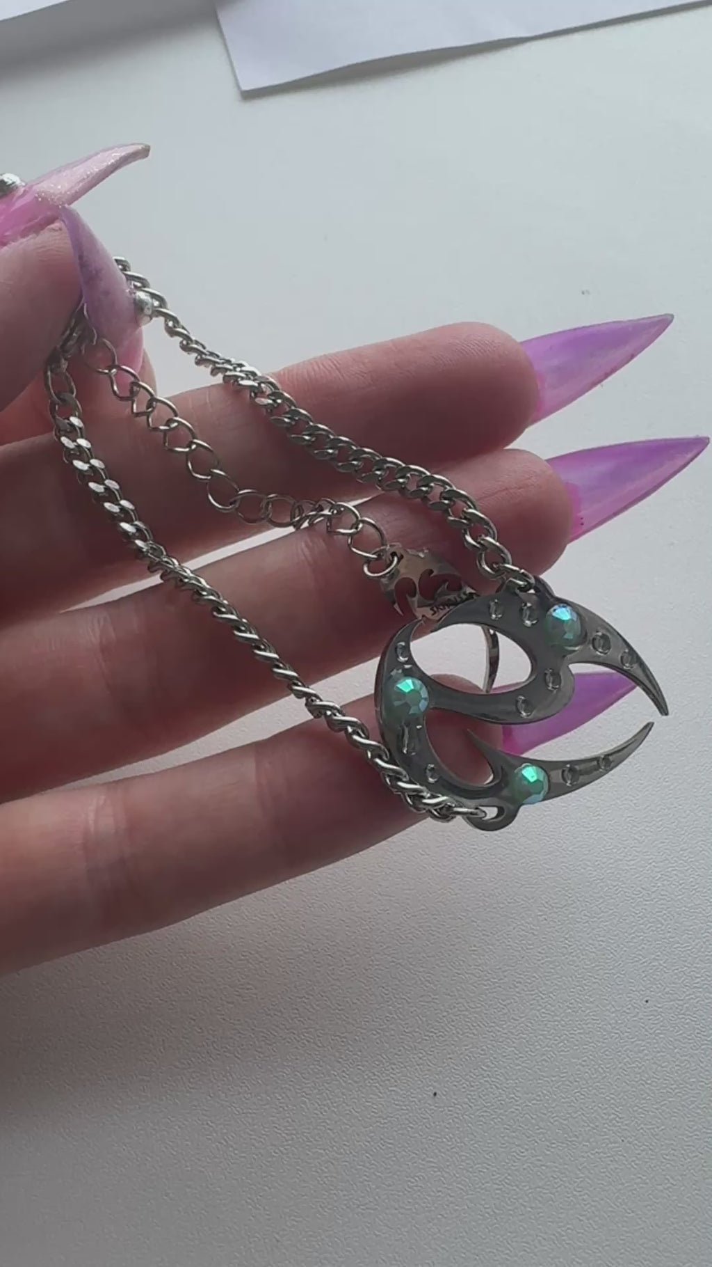 Crystal Claw Bracelet