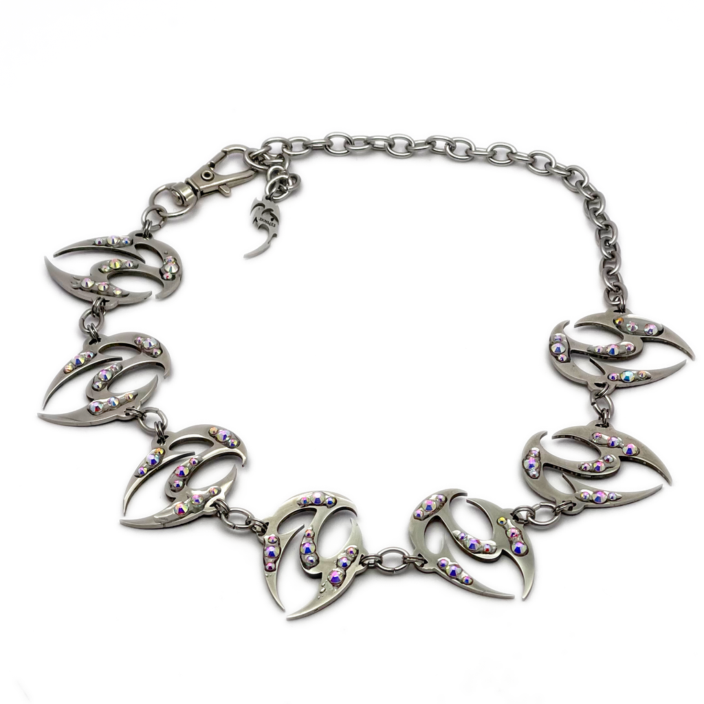 ABUNDANCE RHINESTONED CHOKER