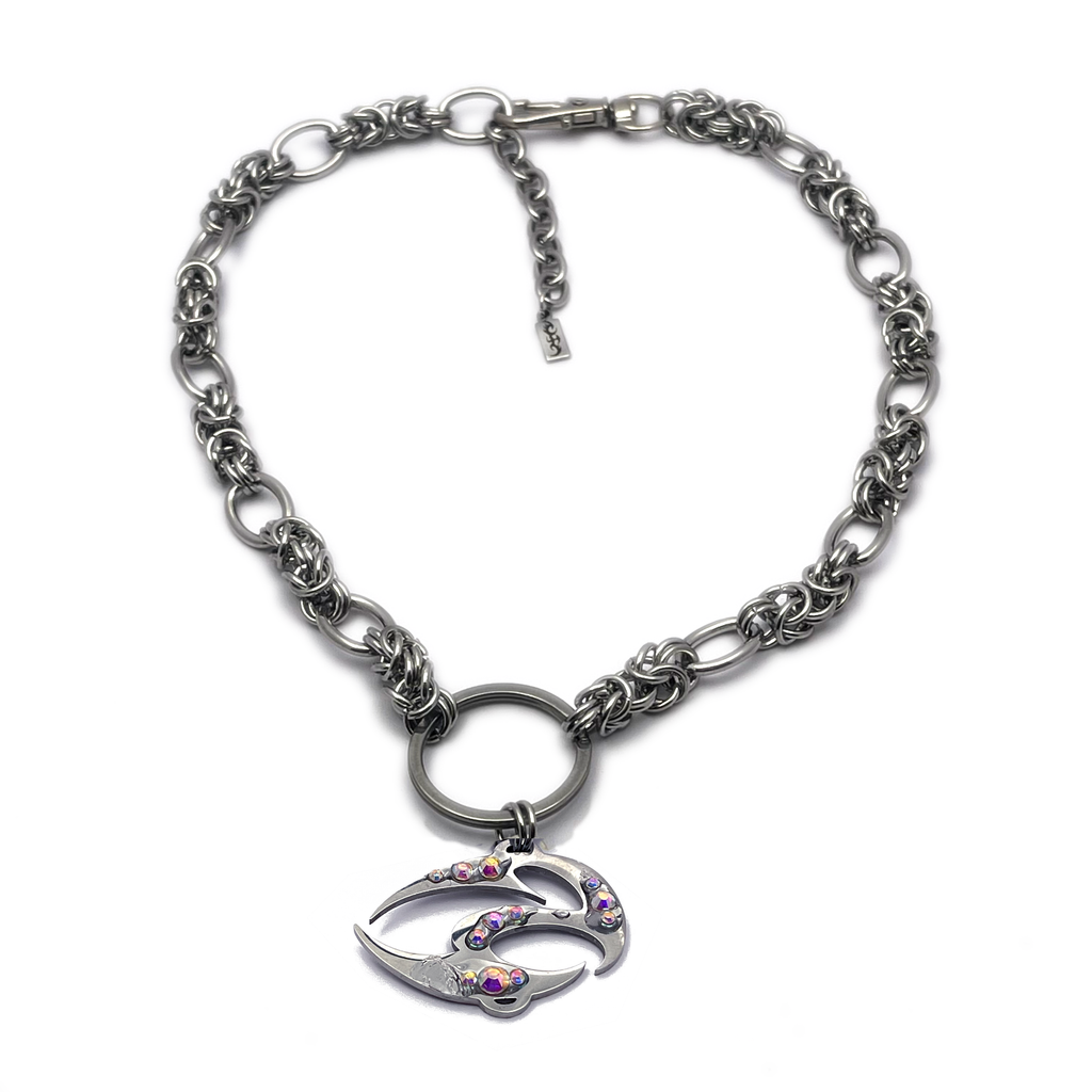 ABUNDANCE RHINESTONED NECKLACE