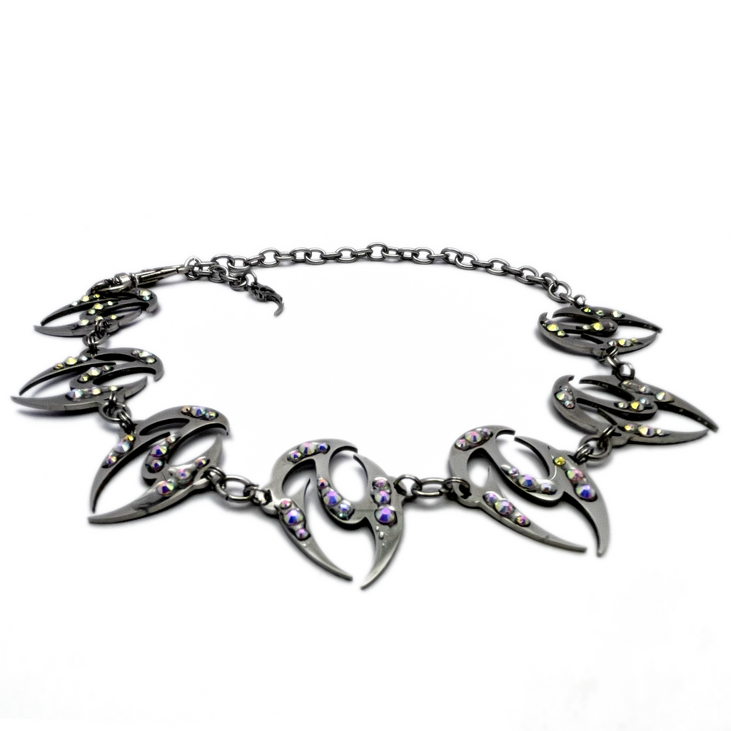 ABUNDANCE RHINESTONED CHOKER