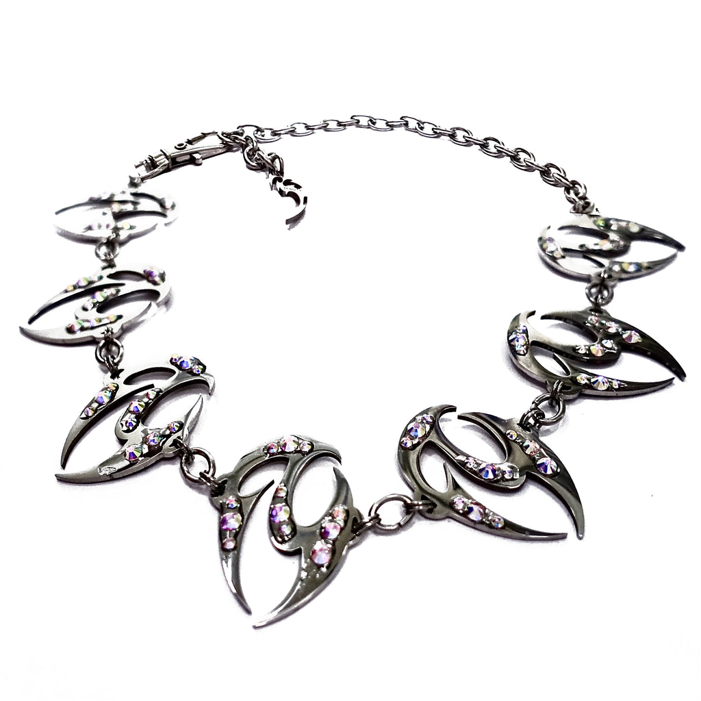 ABUNDANCE RHINESTONED CHOKER