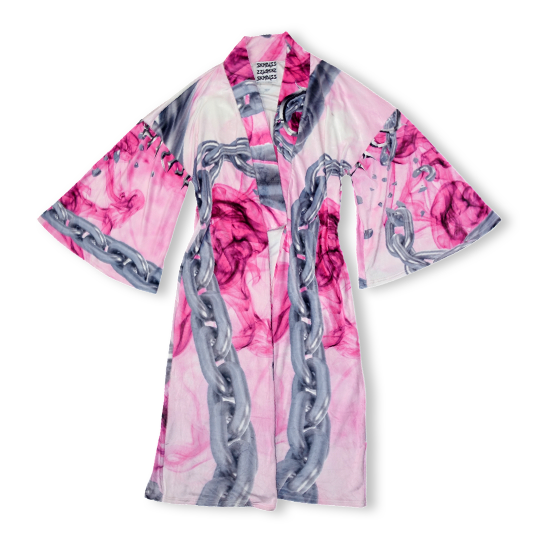 VELOUR DUSTER KIMONO